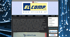 Desktop Screenshot of elcomp.pl
