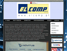 Tablet Screenshot of elcomp.pl